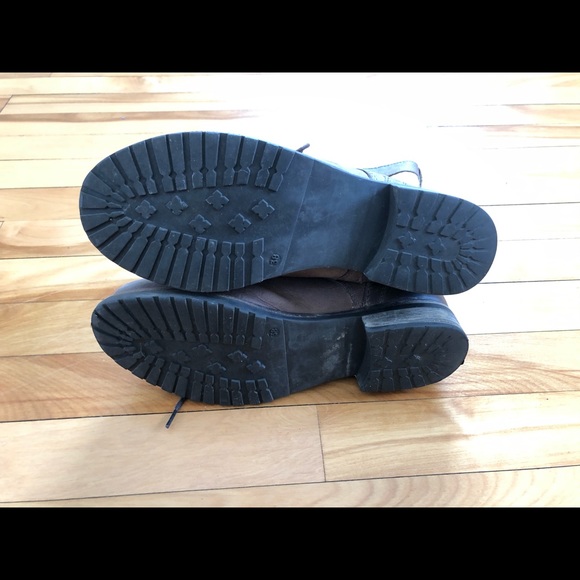 Leather Canvas boots - Picture 3 of 5